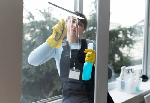 Nettoyage de vitres intérieures et extérieures à Cresserons